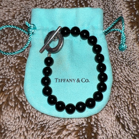 Tiffany & Co. Black onyx Bead Bracelet